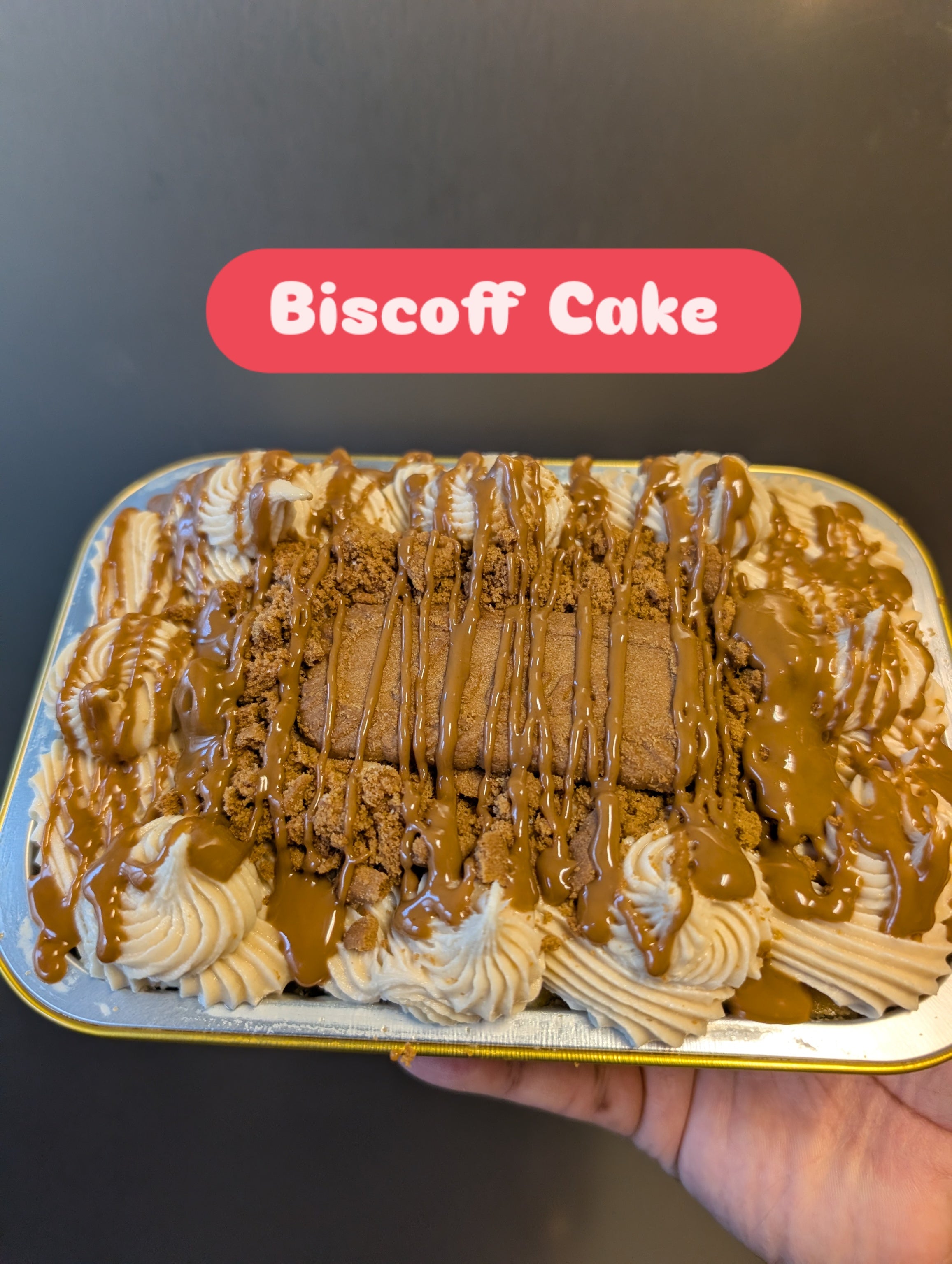 Biscoff Mini Sheet Cake