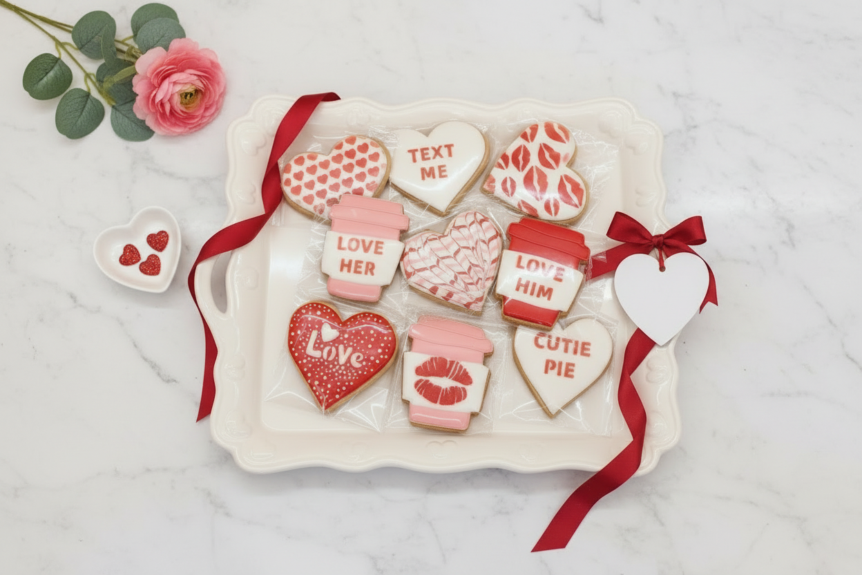 Valentine's Sugar Cookie Box 12ct